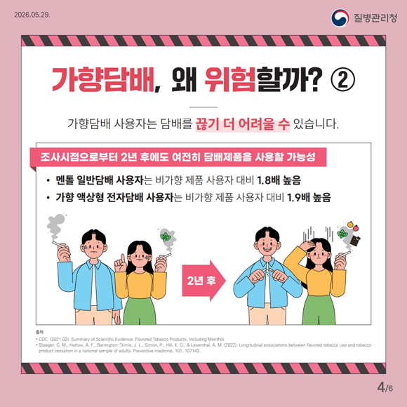 가향담배! 달콤함에 속고, 중독에 갇히다4