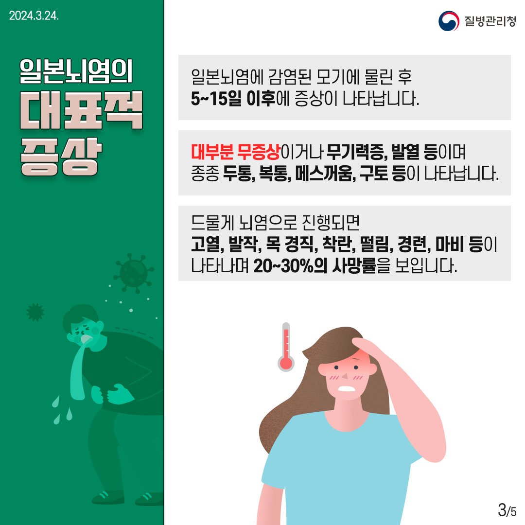 전국 ‘일본뇌염 주의보’ 발령4