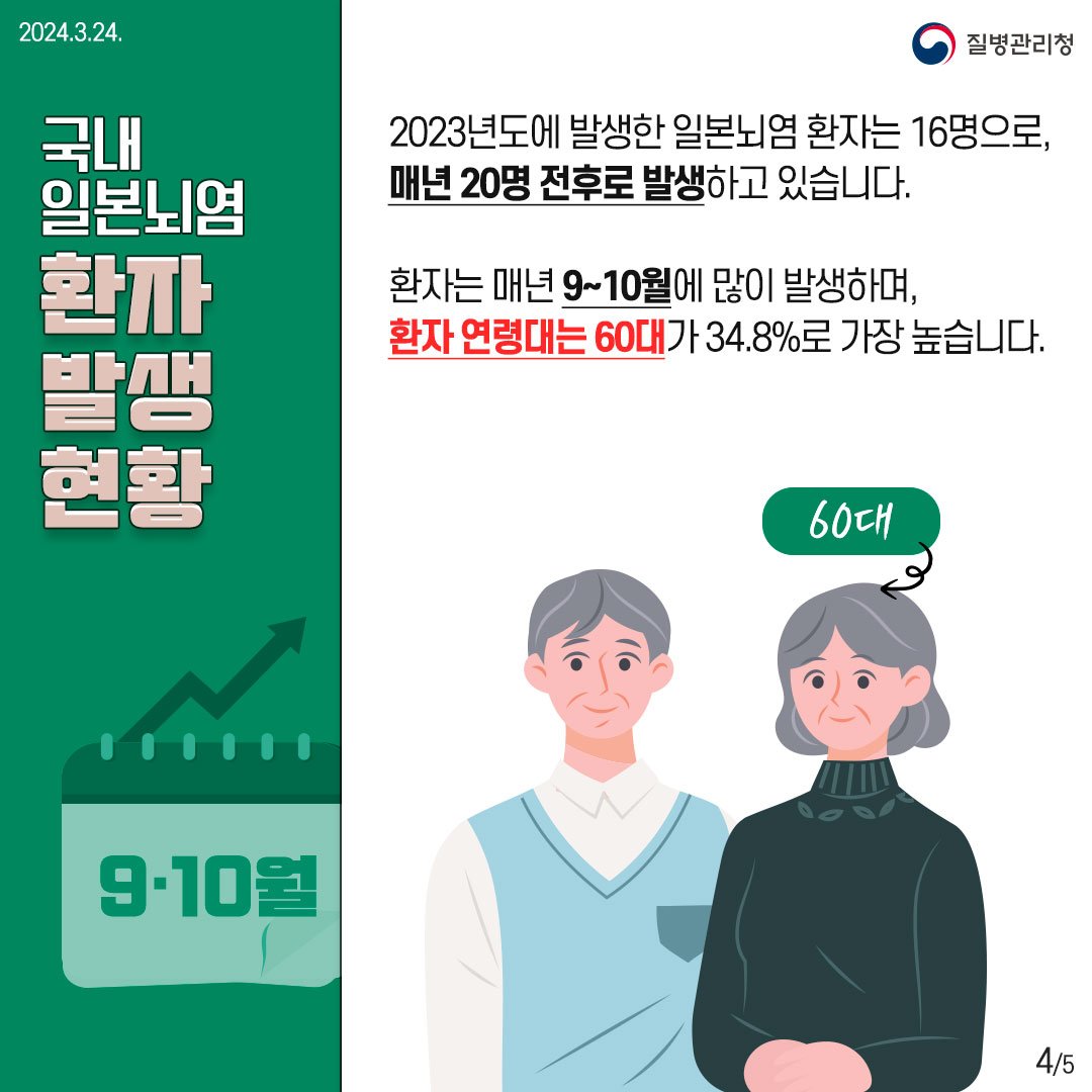 전국 ‘일본뇌염 주의보’ 발령5